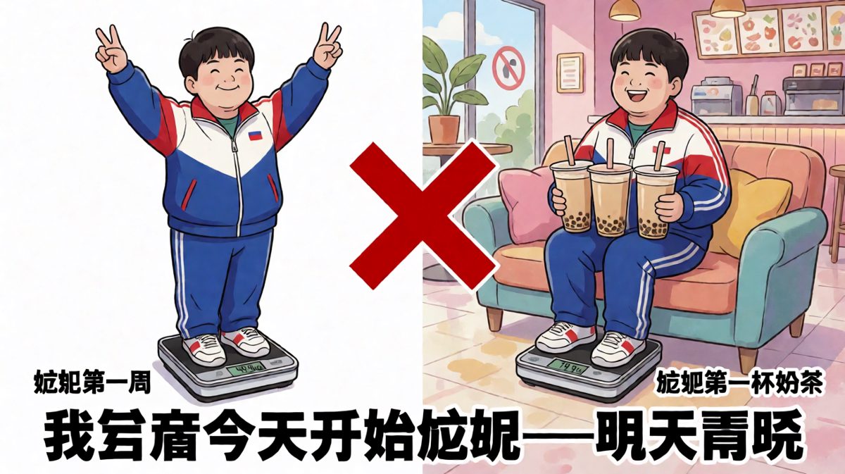 减肥Flag倒得比翻书还快的经典瞬间