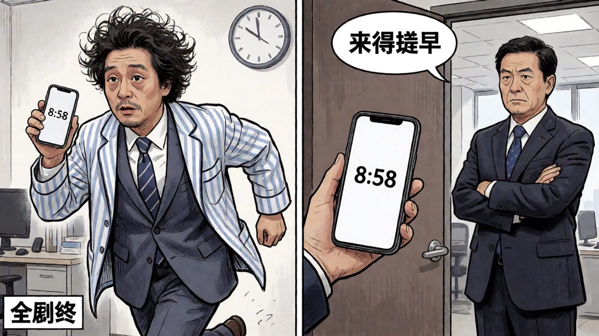 狂奔到公司，迎接老板灵魂暴击