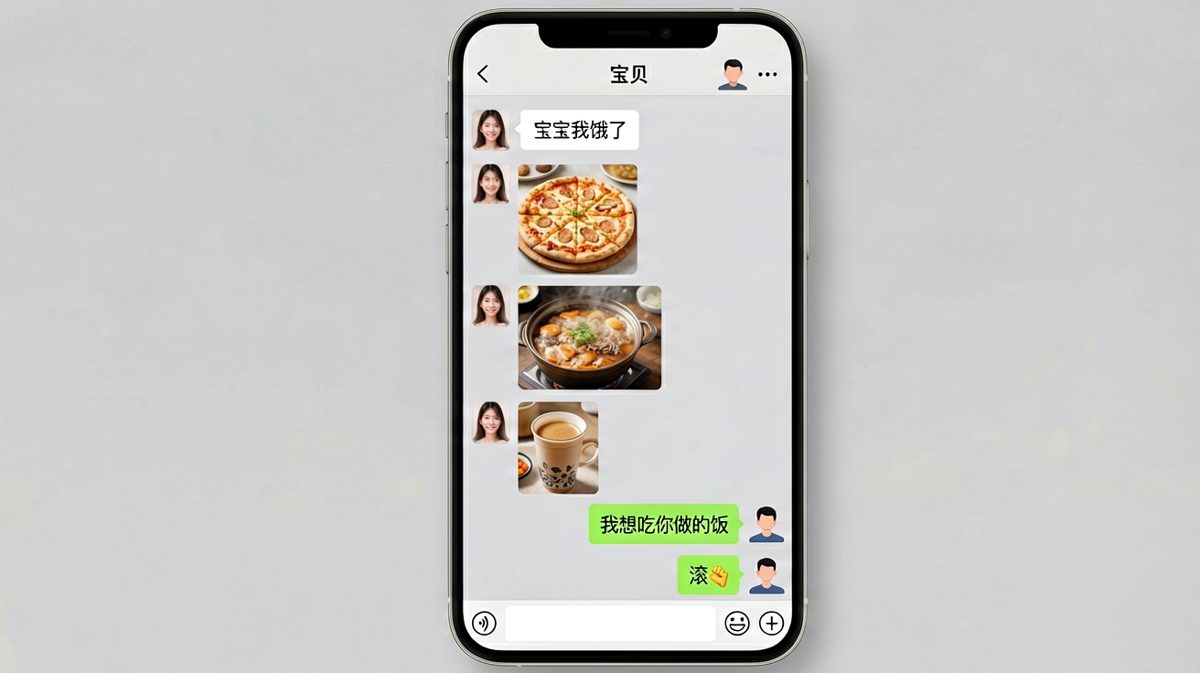 以为要吃爱的投喂，其实是送命题。