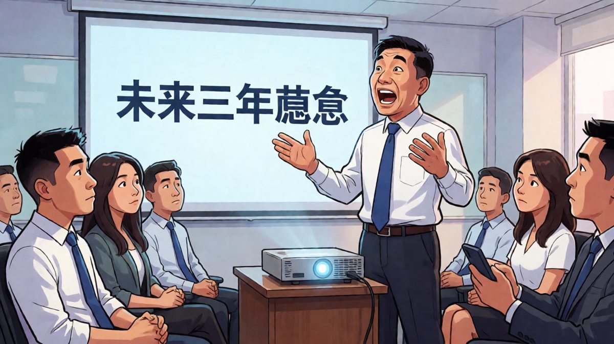 老板：我们要狼性文化！要有拼搏精神！