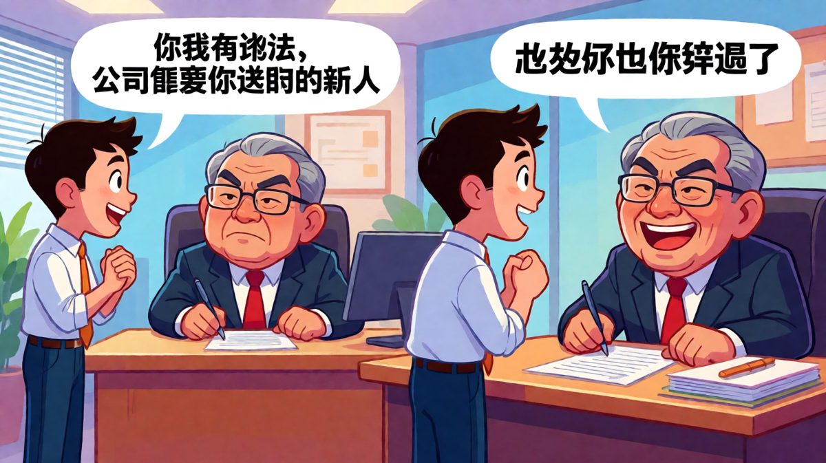 老板夸你要有想法，反手就是一个辞退