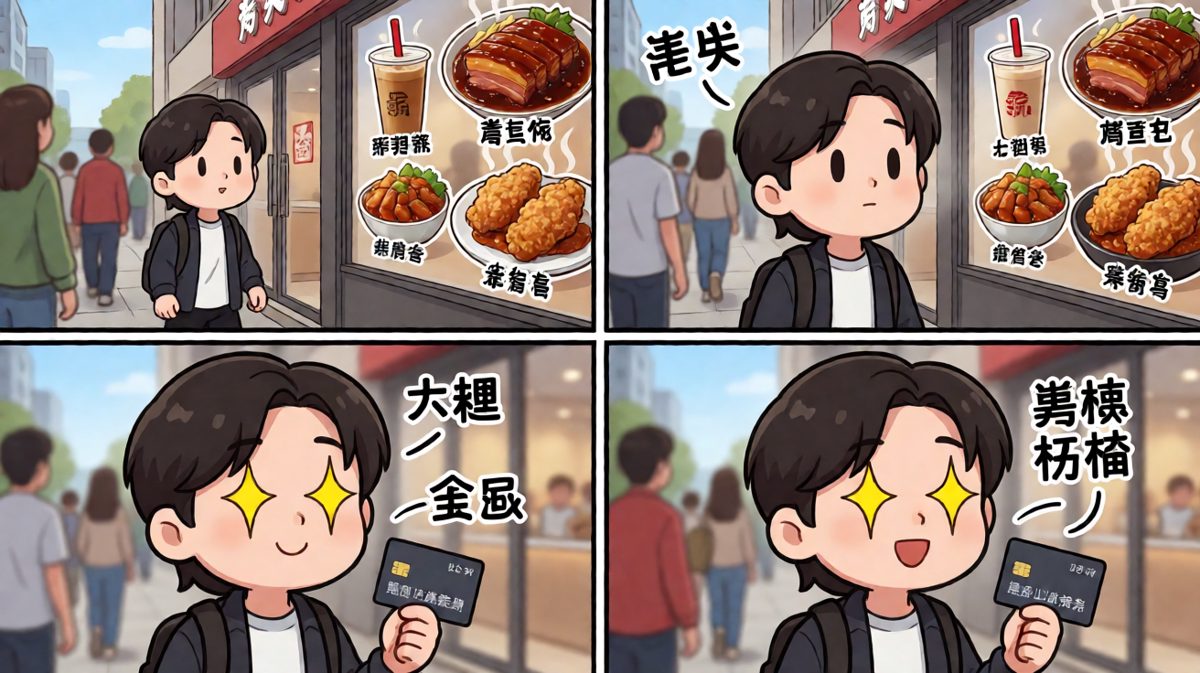 路过餐厅，美食的诱惑让人无法抗拒