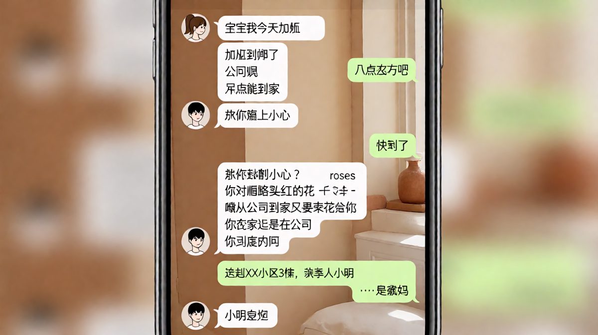 加班借口被一张外卖订单彻底拆穿，直男的智商让人心疼