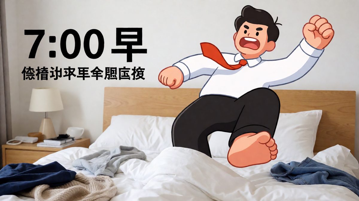 周一闹钟响的那一刻，灵魂已经离家出走了