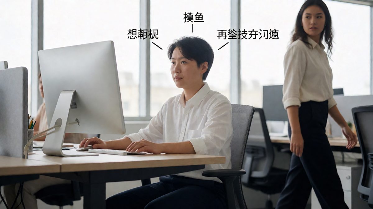 表面在干活，脑子里已经在演连续剧了