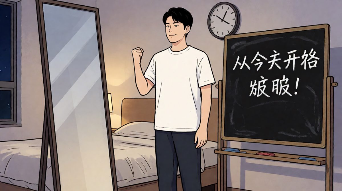 深夜立flag，雄心壮志减下去