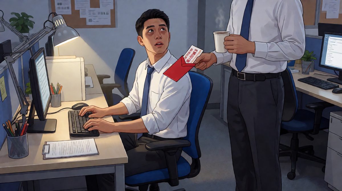 老板深夜慰问发奖金，员工打开一看，奖金的尽头是满减券