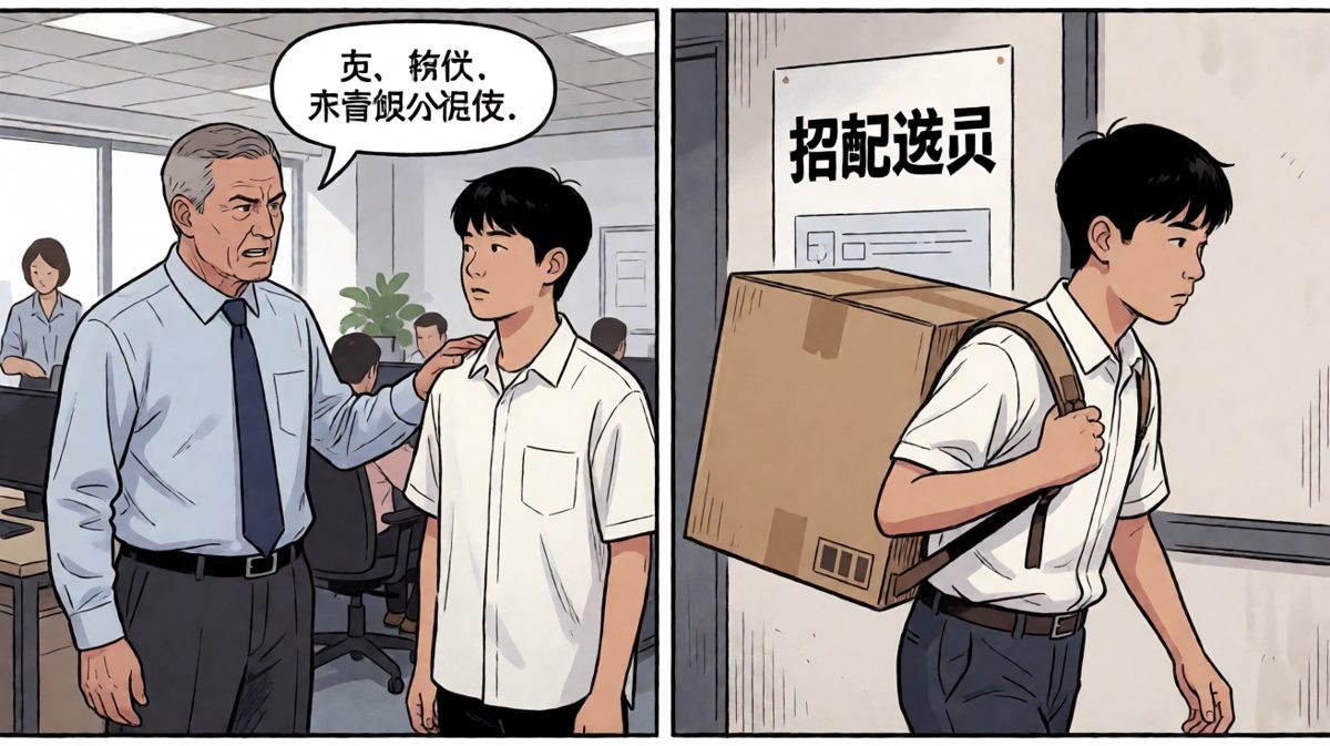 老板让年轻人去'锻炼'，锻炼的方式是去送外卖——经验值拉满，工资条清零