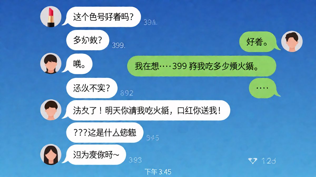 【火锅逻辑】女生用数学证明口红值得