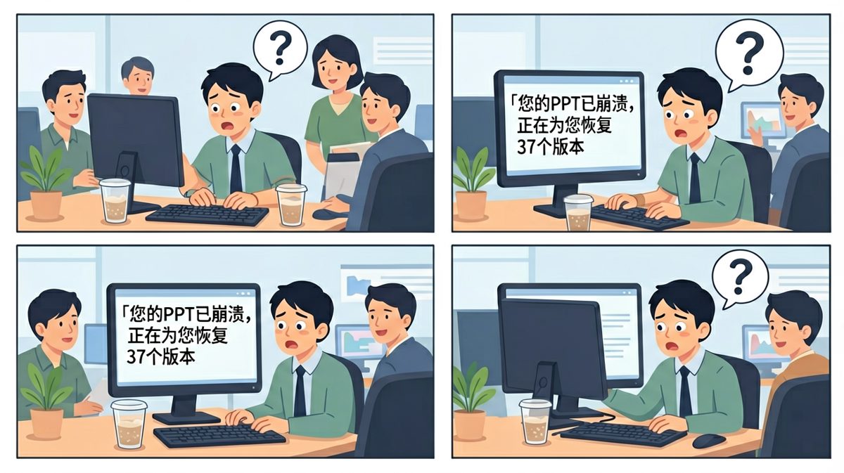 电脑崩了，但我的心态还没崩——才怪