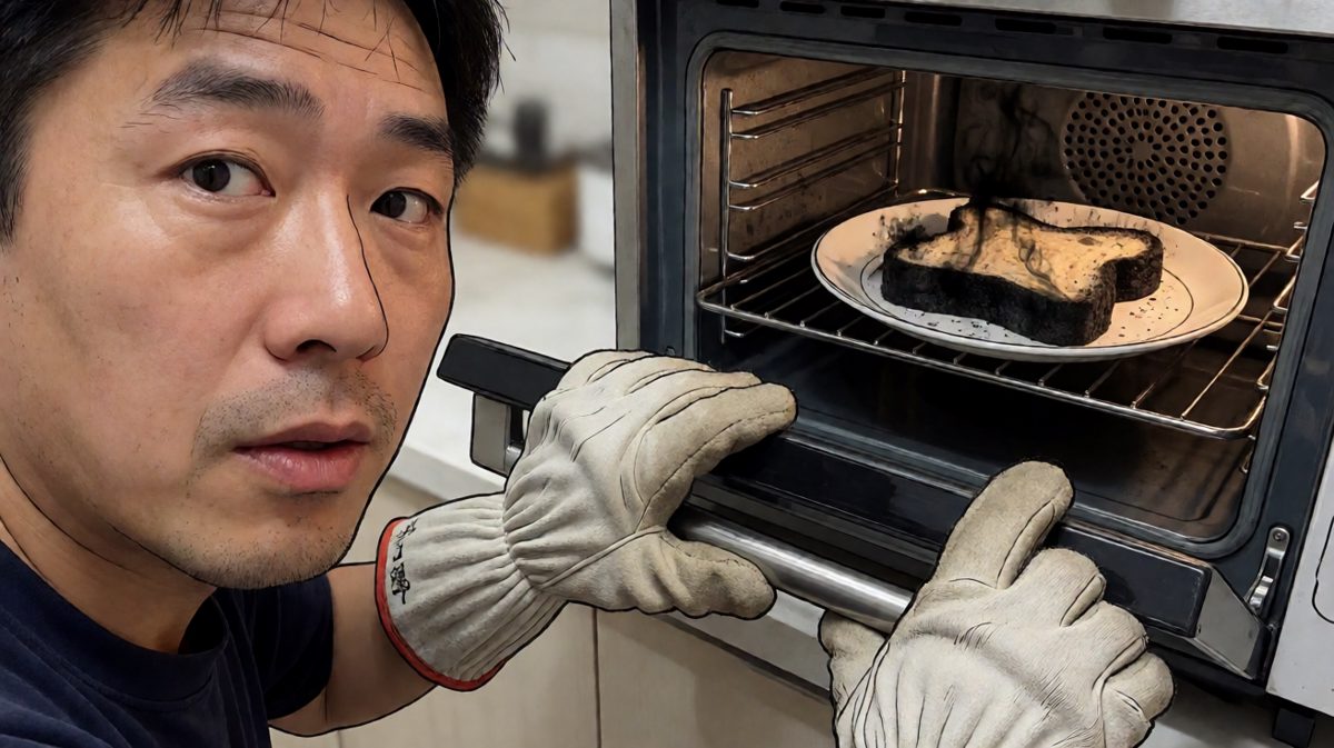 打开烤箱那一刻：我的脑子说快跑，身体却说再看看