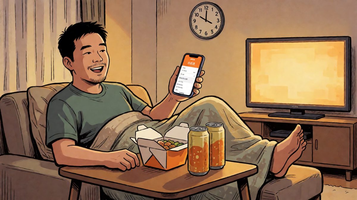 结局：健康早餐？不，健康外卖才叫真正养生！