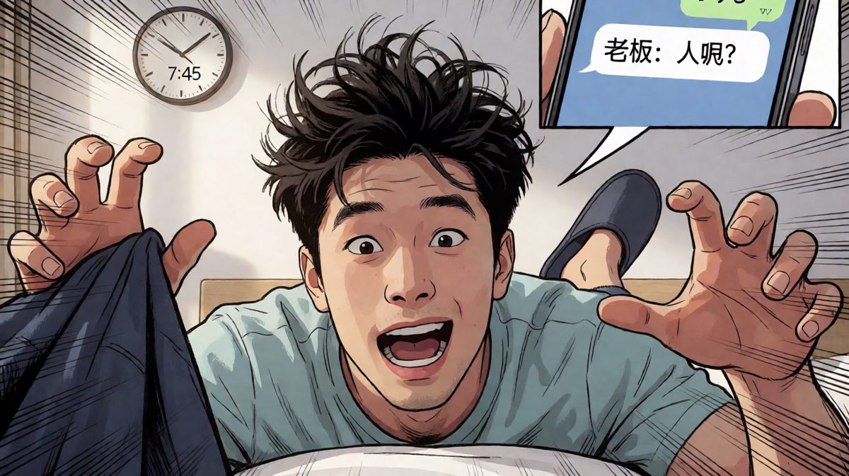 迟到危机！以生命最后的尊严冲刺