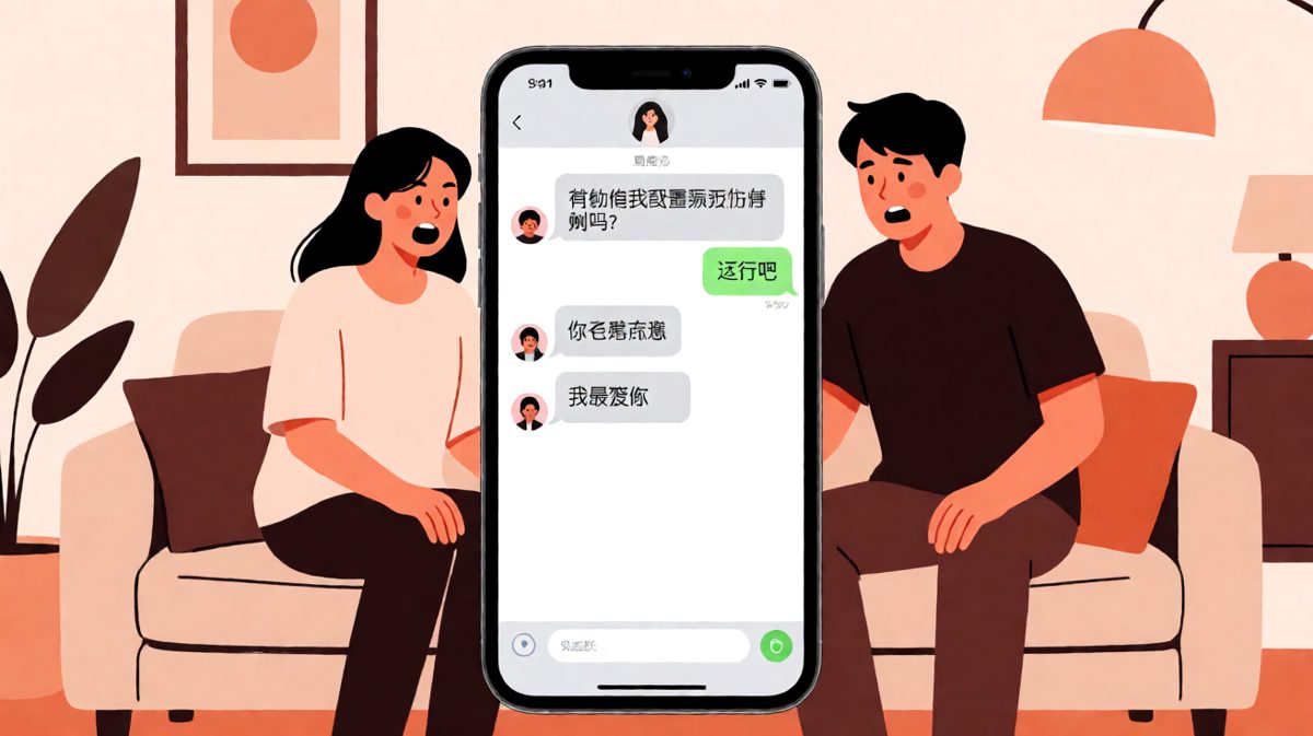 吃醋翻脸：还行吧三个字引发的感情危机。