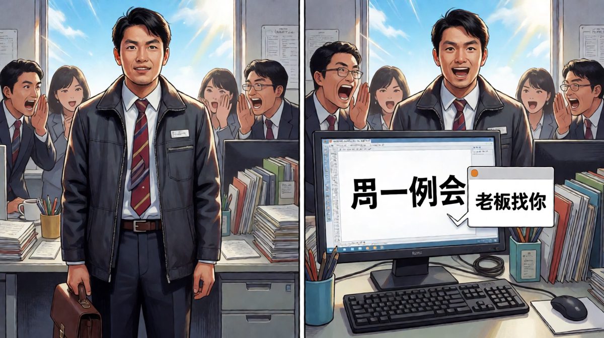 到达公司才发现，今天周一还开大会。