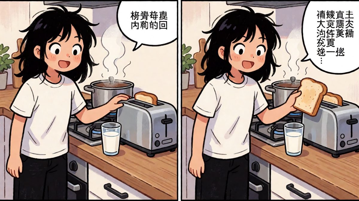 早餐？不存在的，一片狼藉