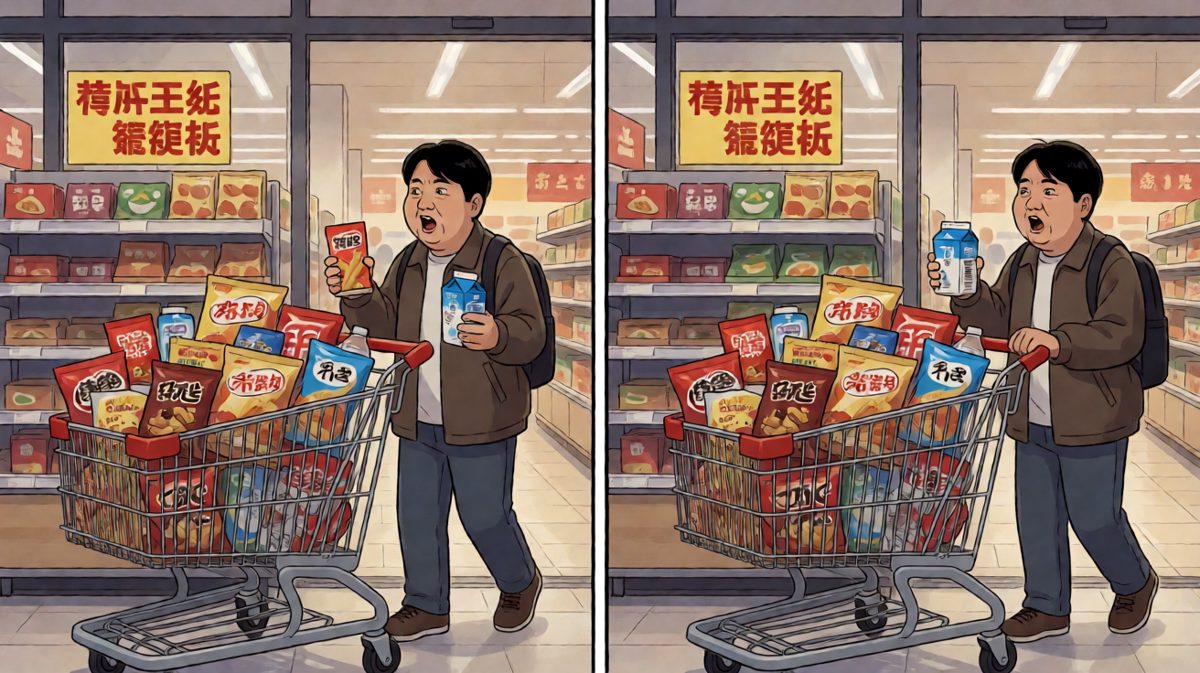 去超市明明只买酸奶，结果……