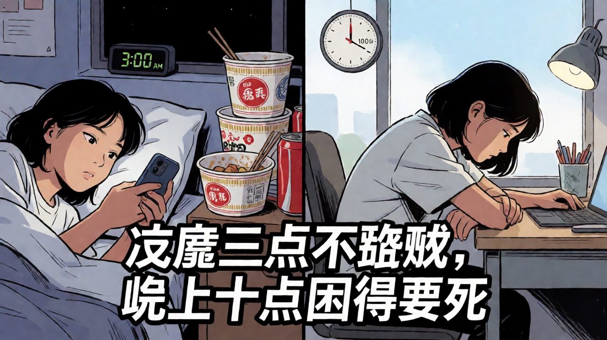 熬夜冠军的自我修养：困可以，睡不行