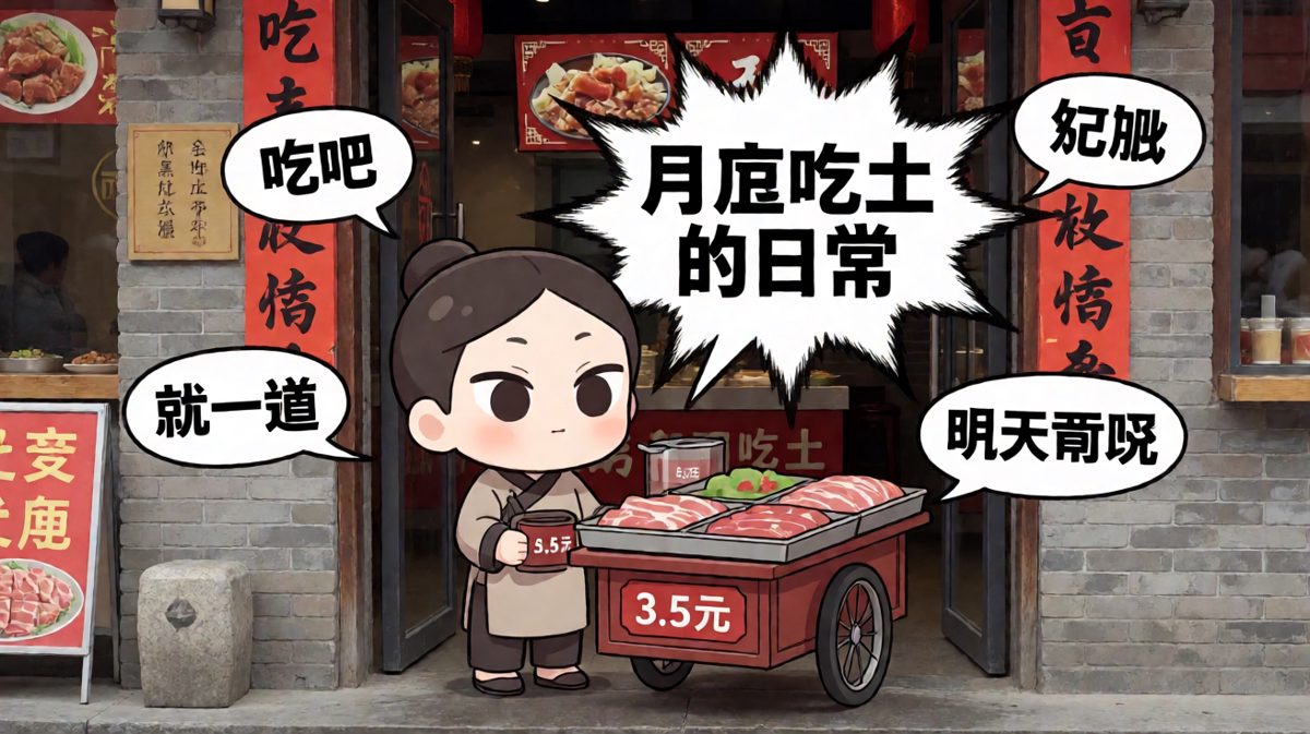 钱包和胃，总有一个在挨饿