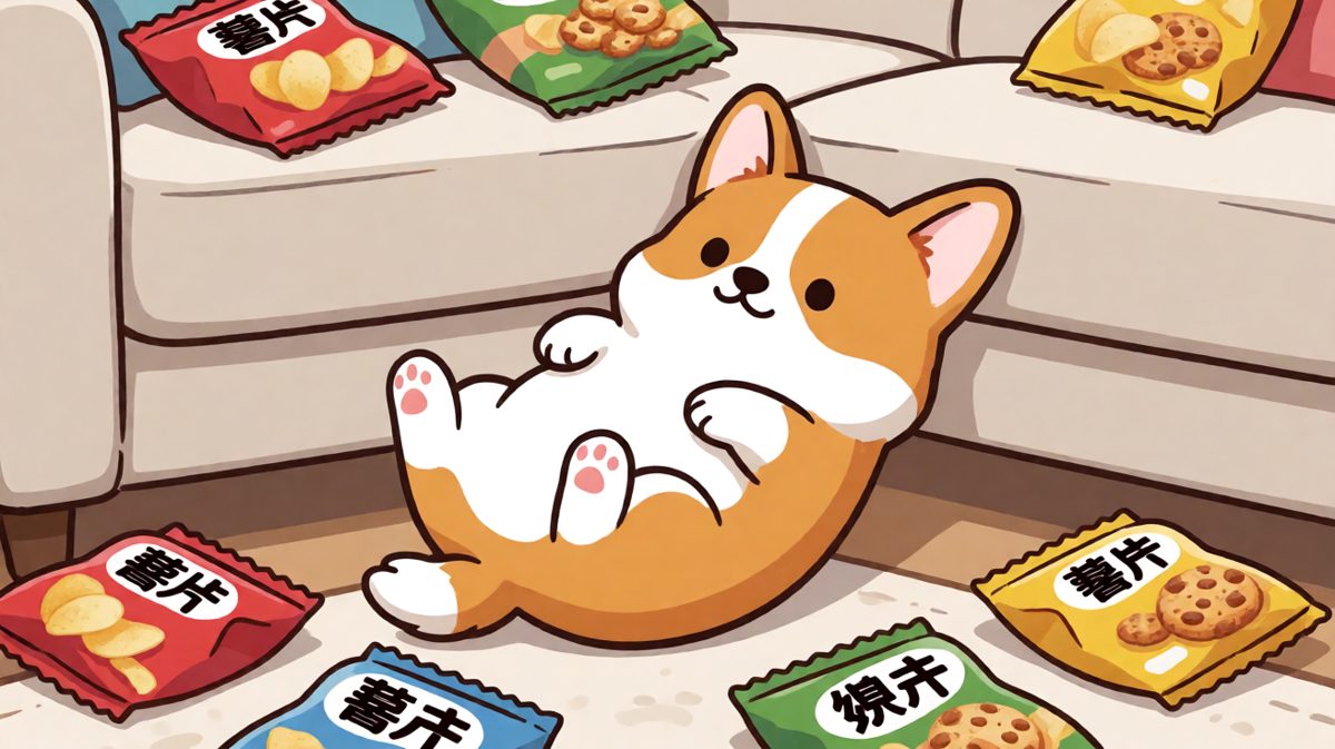 吃太饱的后果就是——沙发成陷阱