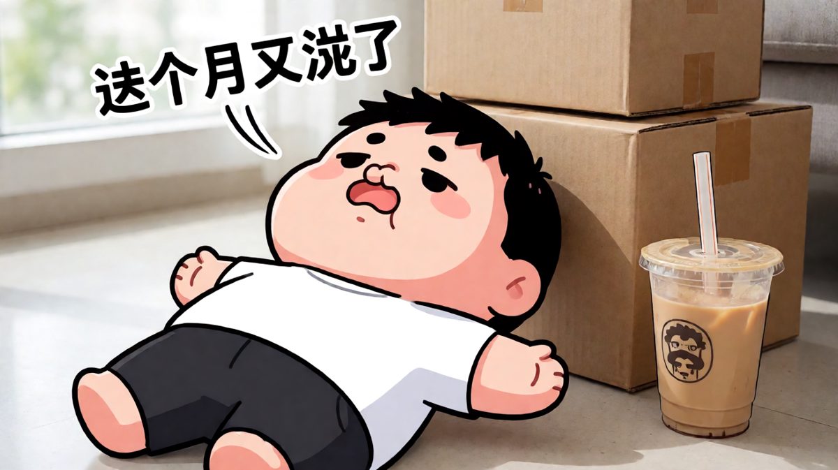 月底了，我和钱的关系结束了