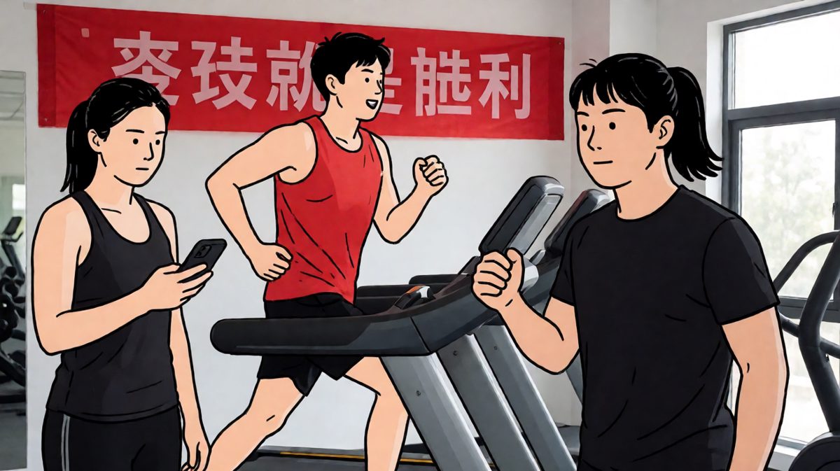 健身房里累到灵魂出窍，教练却毫无波澜。
