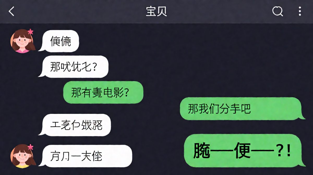 无论问什么都是'随便'，直到男生说出分手，女生的'随便'瞬间变了味道。