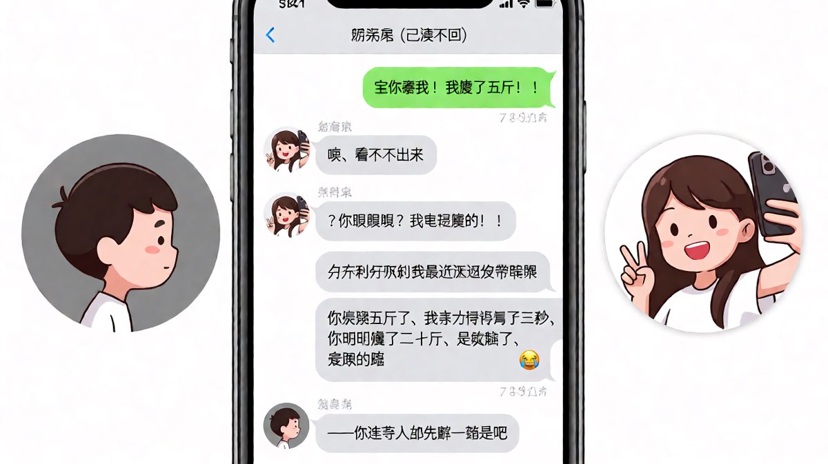 先说看不出来再改口瘦了二十斤，夸人之路充满事故。