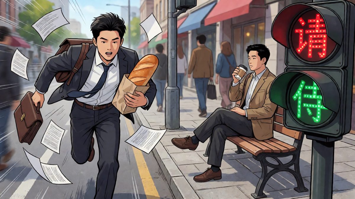 最后的倔强：只要我跑得够快，迟到就追不上我！
