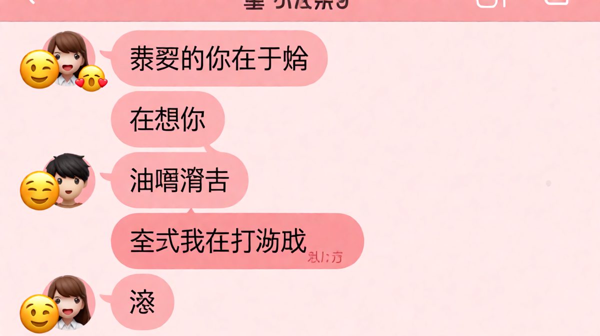 男从深情到翻车的瞬间