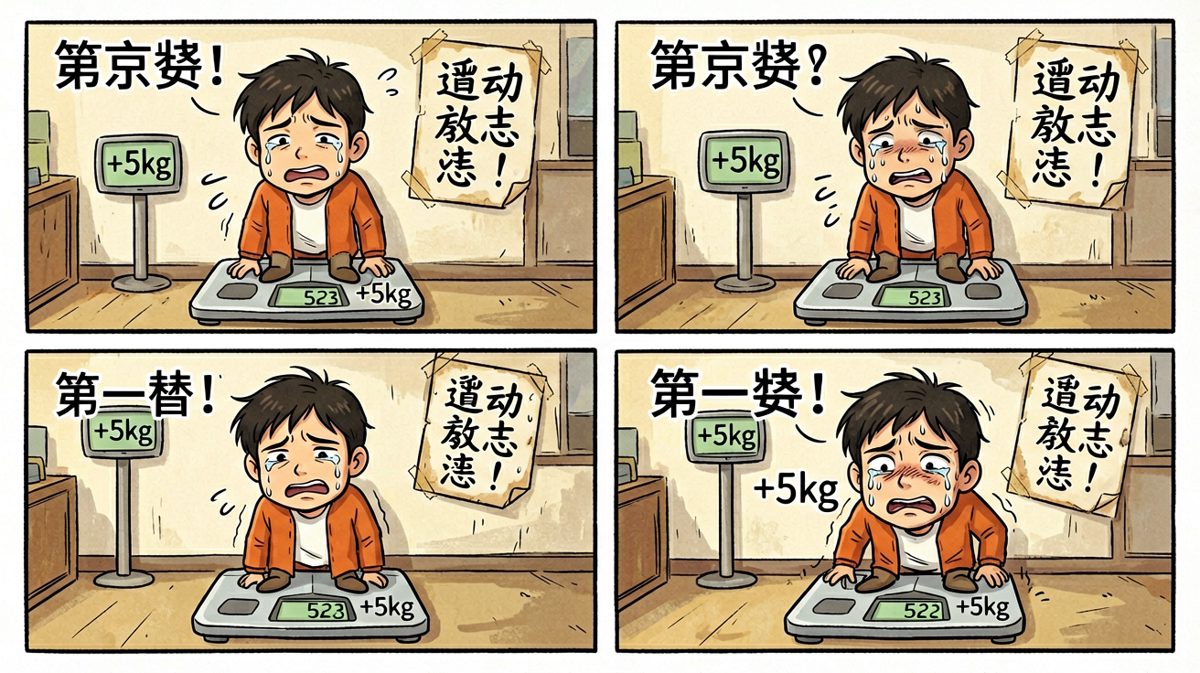 吃完再称，世界崩塌