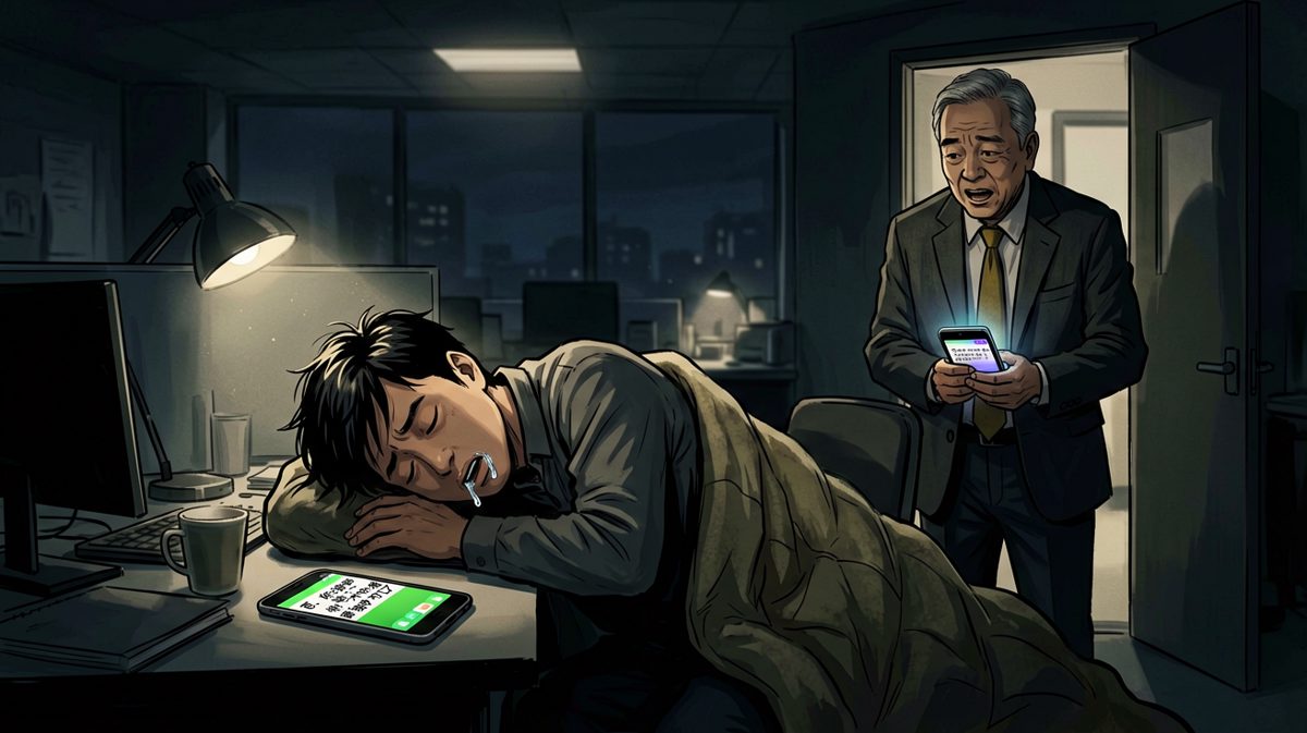 老板以为你在拼搏，其实你只是在等下班——而老板比你更想回家。