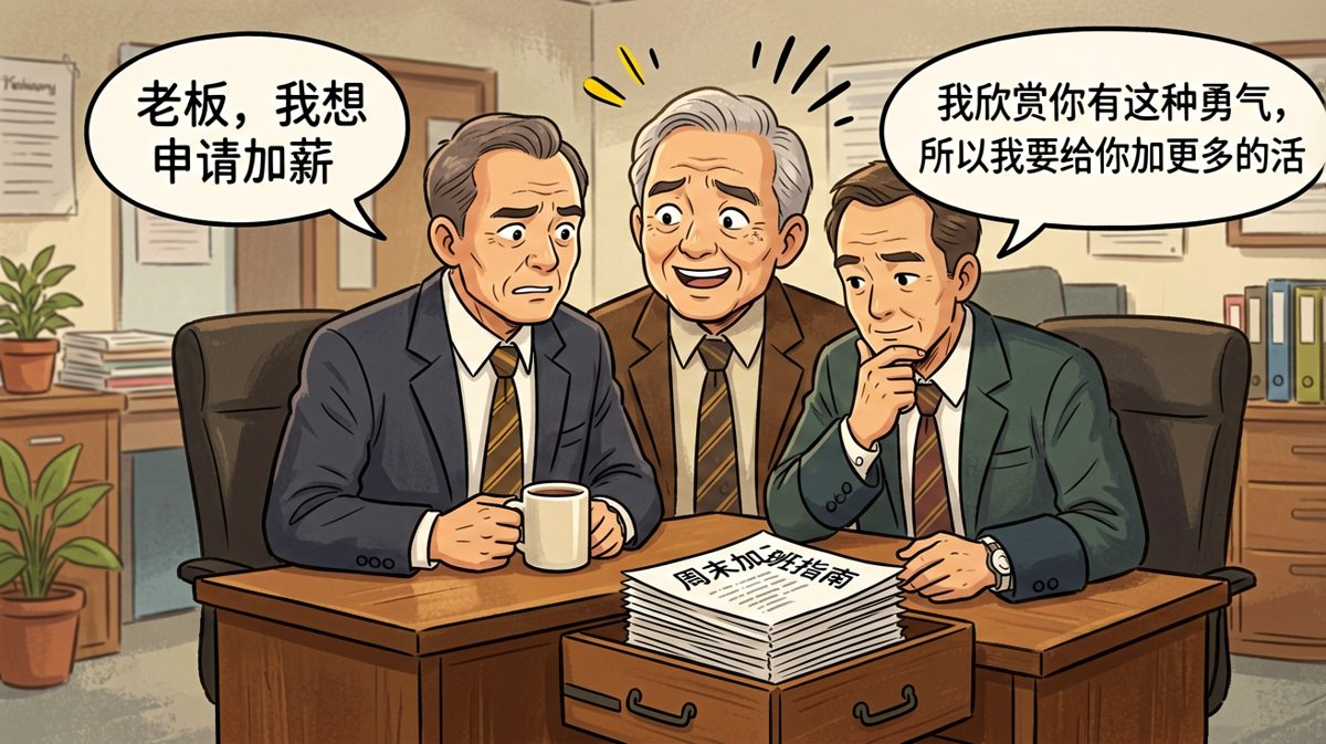 用加薪的勇气，换来加量的工作量——职场经典逻辑闭环。