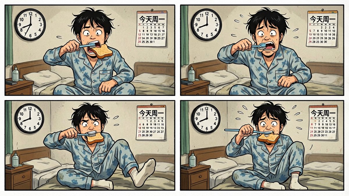完了！要迟到了！！