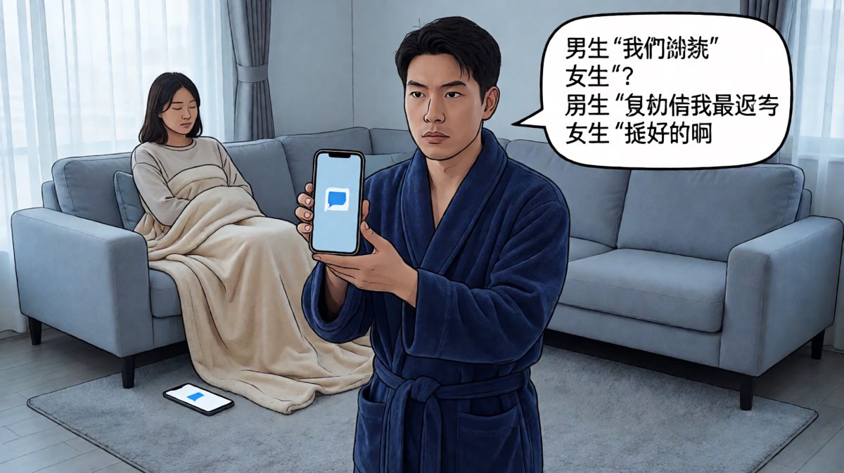 他想严肃谈谈，她已经睡到宇宙尽头