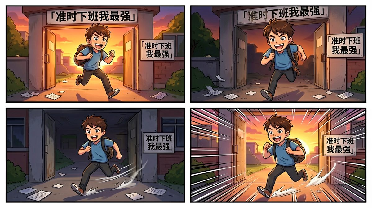 下班时间到，谁也别想拦我！