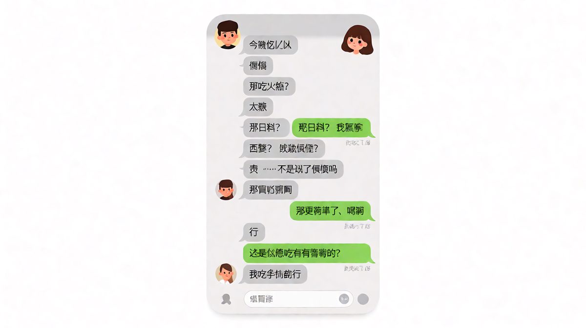'随便'是情侣对话中最难的选择题。