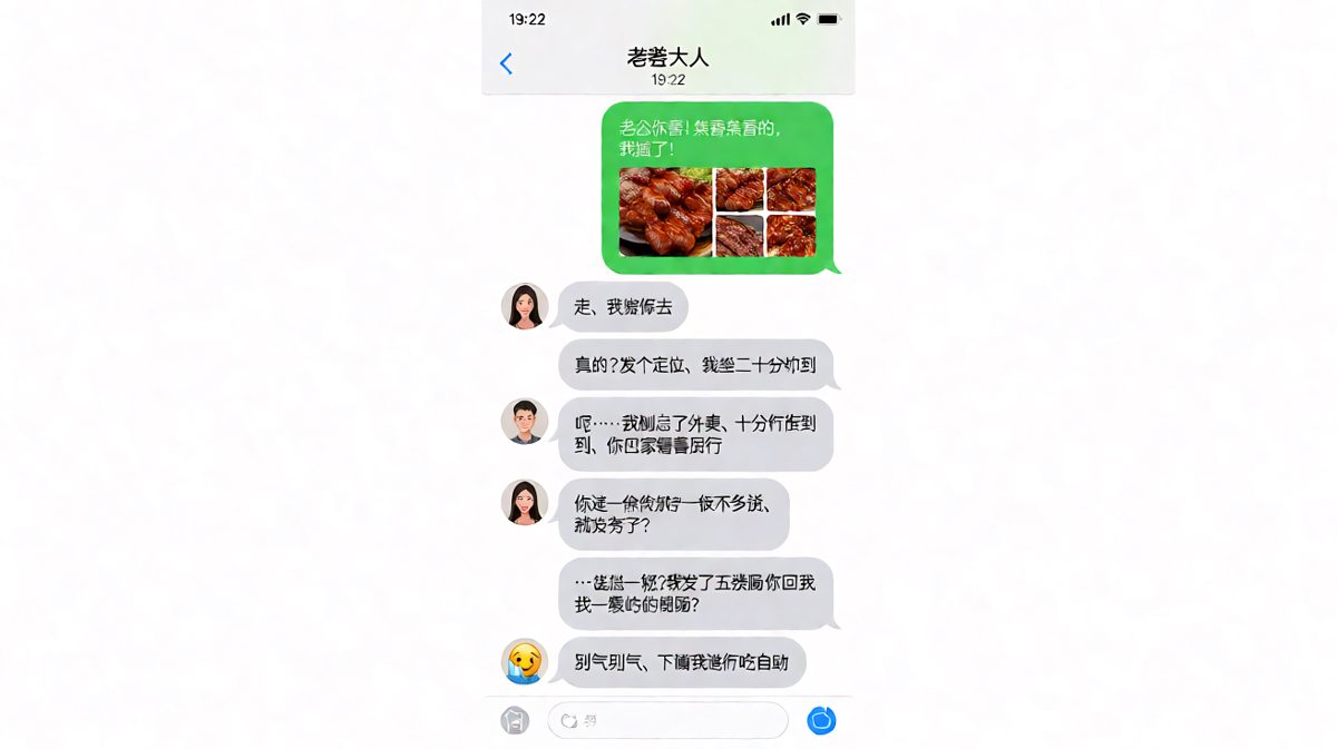 五张烤肉照换一根外卖烤肠，期望与现实的断崖式落差。