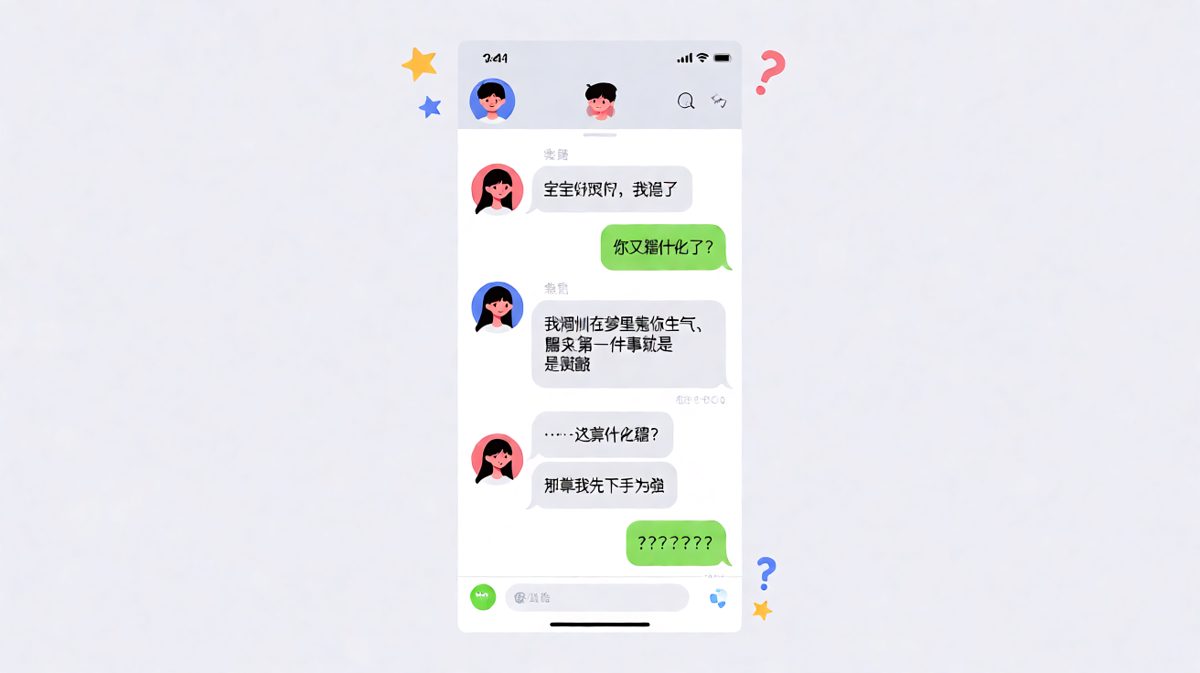 男生把做梦认错也当成先道歉的理由，逻辑鬼才上线