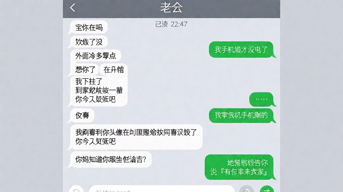 以为只是断联六小时的小插曲，结果反转成未来岳母发来一句「有本事来我家」