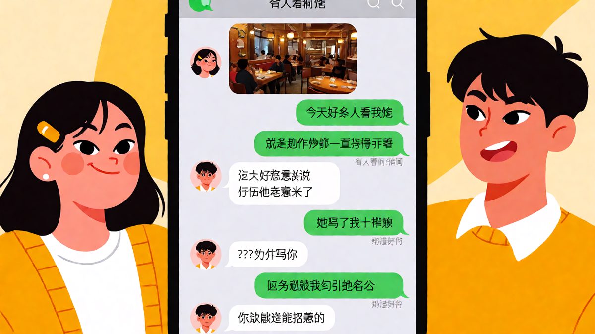 吃醋翻车现场：男生以为自己在捍卫爱情，结果被真相暴击。