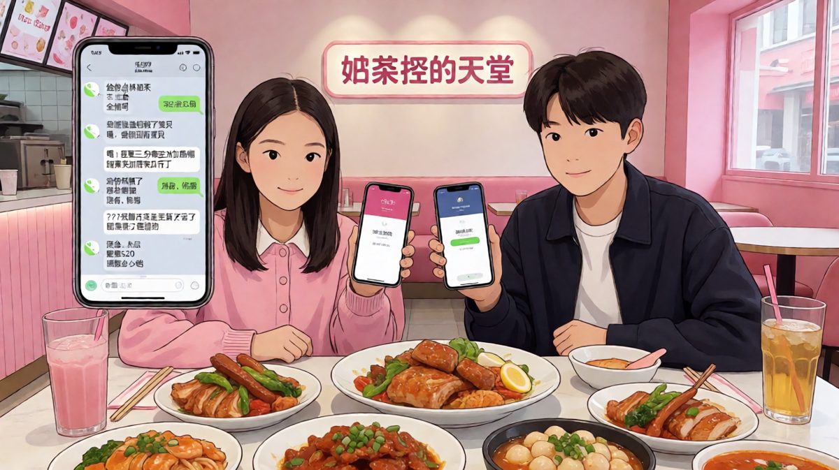 土味情话 vs 奶茶控的终极对决，最后男生用钱解决了问题