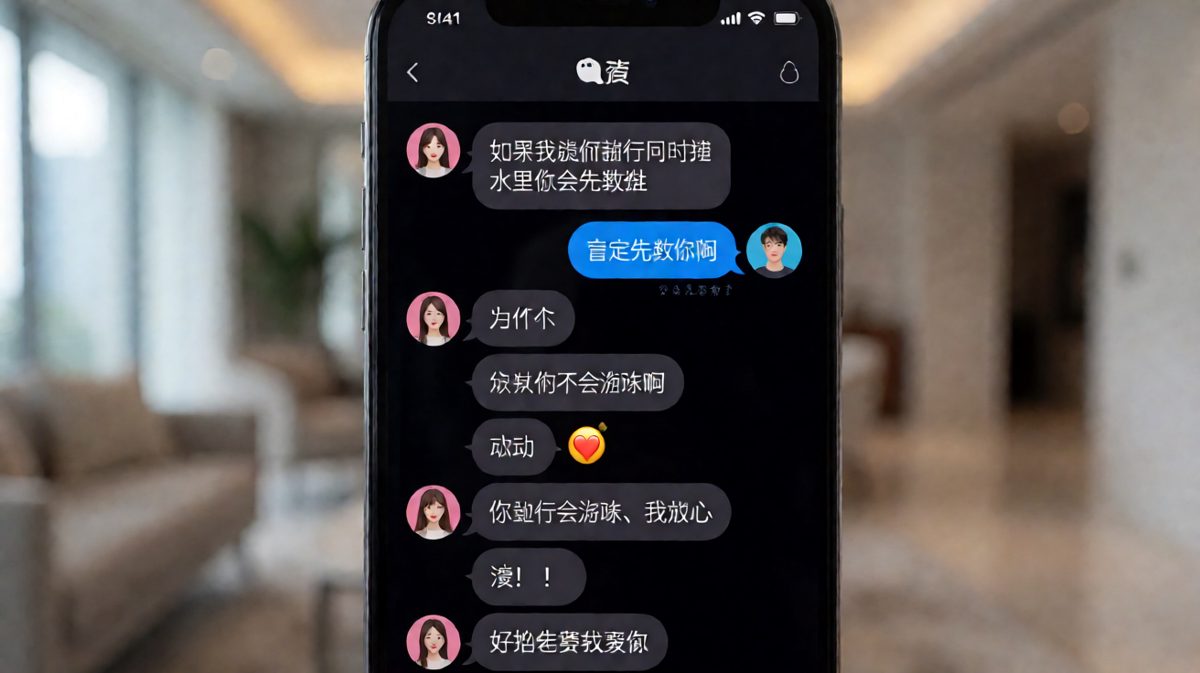 先救你不会游泳的你，因为前任会游泳