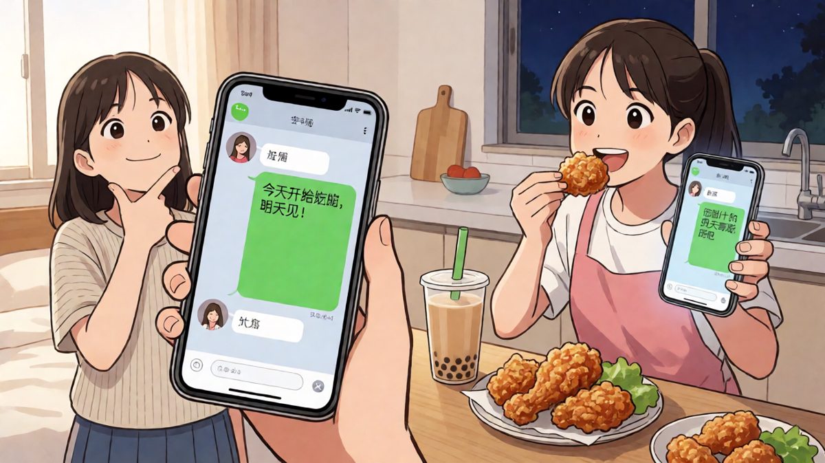 减肥宣言与炸鸡奶茶的极限拉锯战
