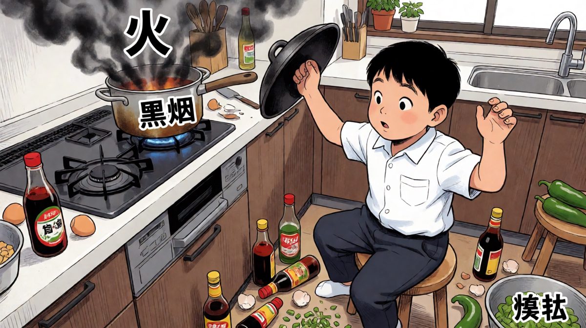 锅要炸了！小明开始慌了
