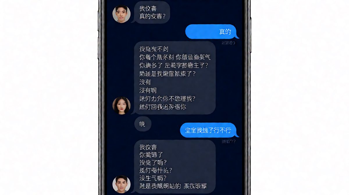女生连说三遍我没事，男生全程懵圈猜错方向