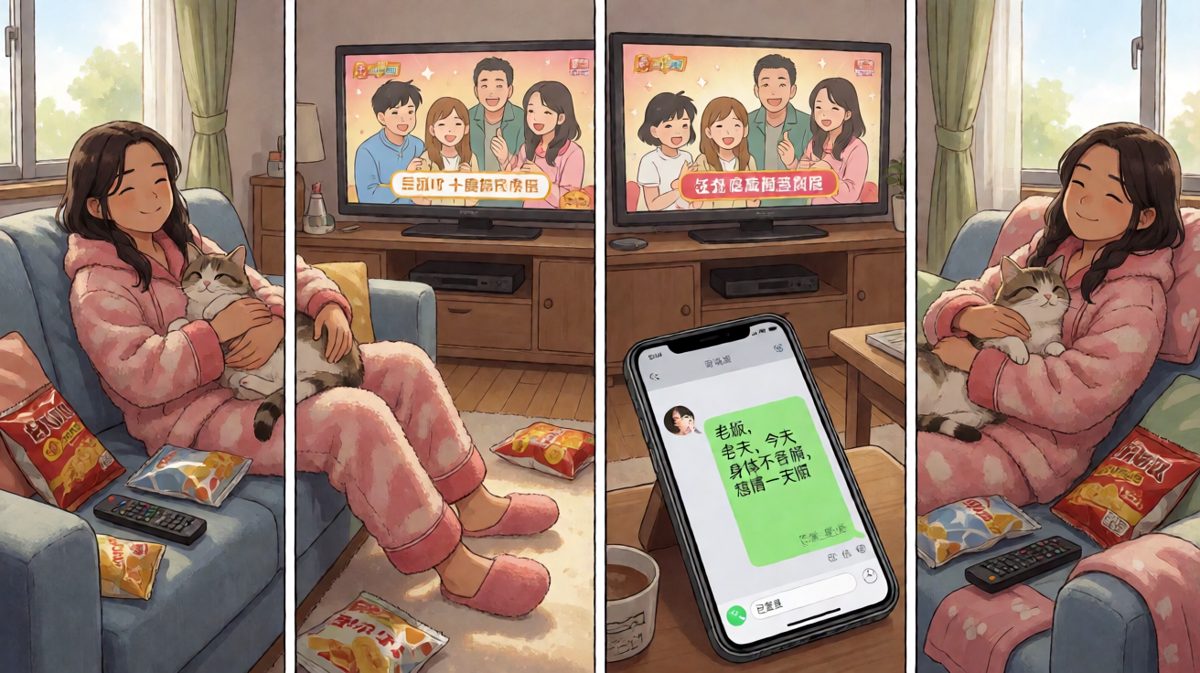 请假消息发出去的瞬间，人生达到了巅峰