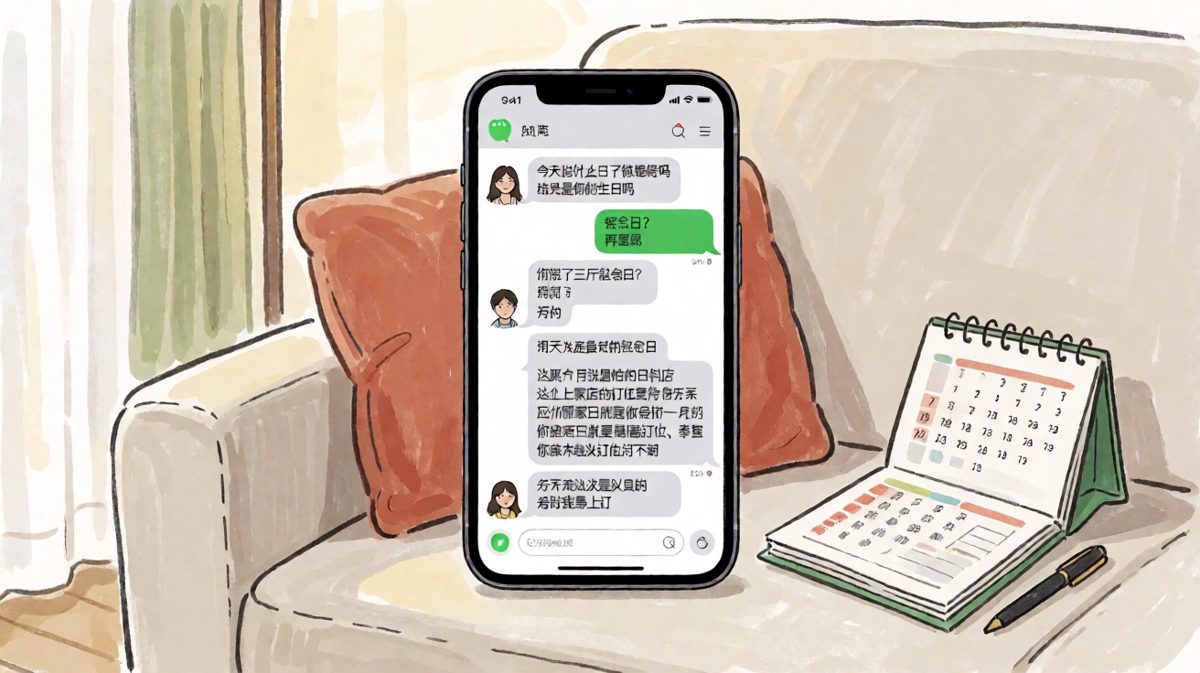 纪念日原来是订位日，直男的浪漫永远迟到