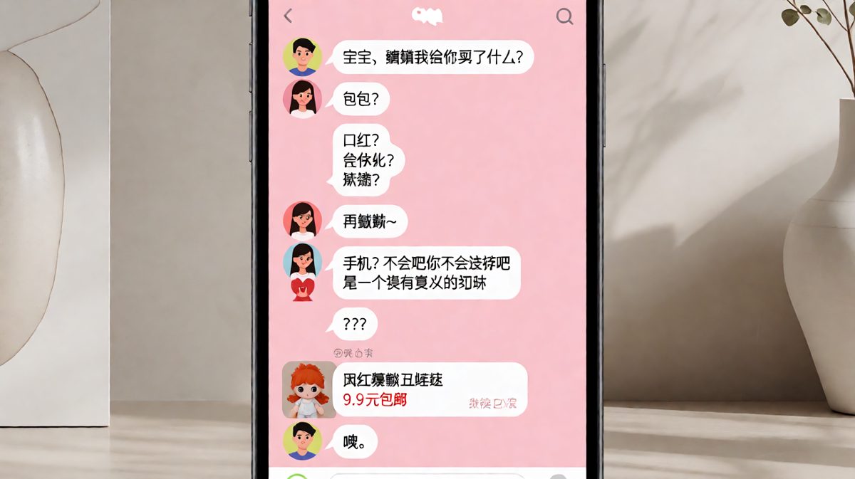 花九块九买礼物还想讨好评，男生的勇气令人佩服