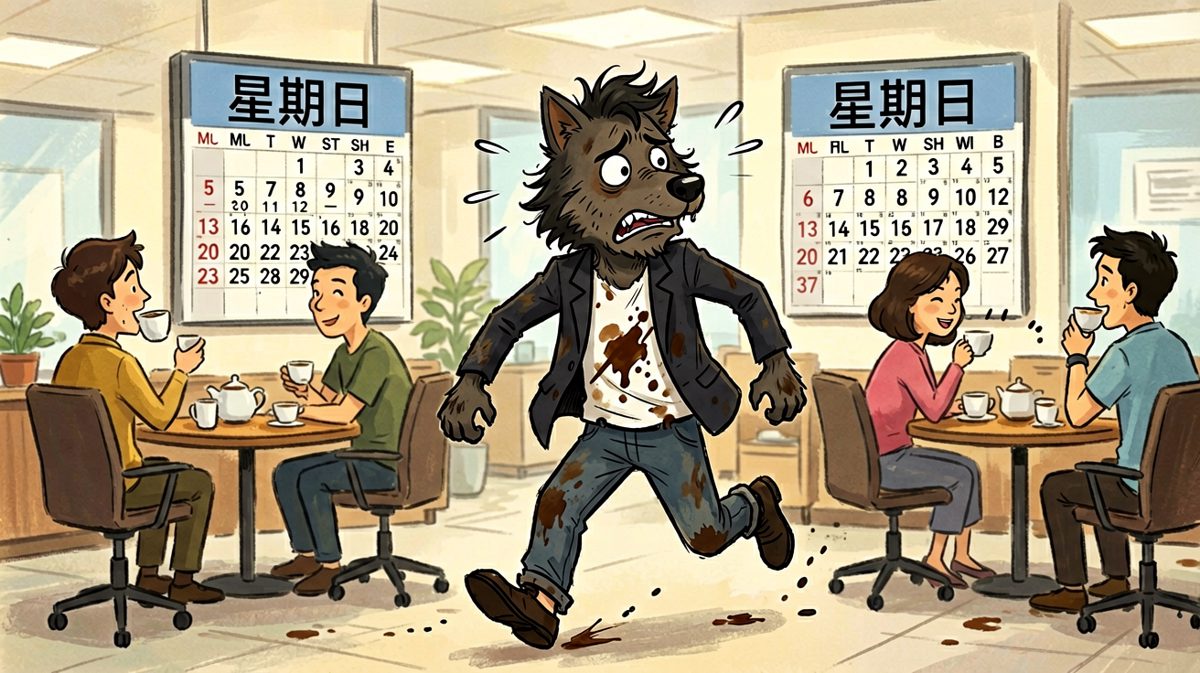 到了公司才发现——今天明明是周日